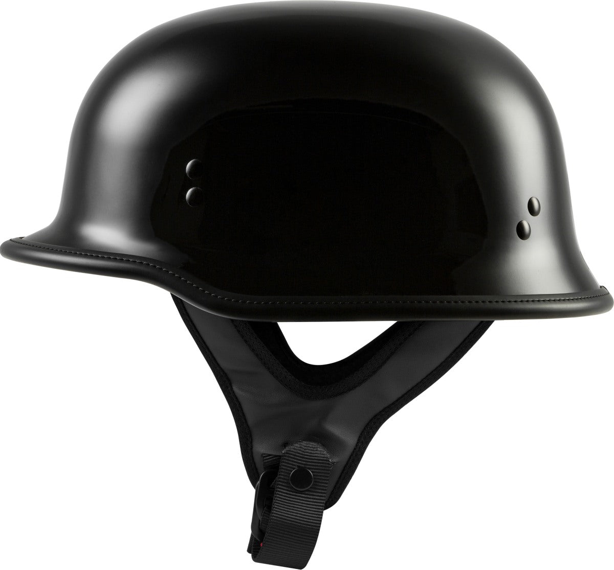 Highway 21 9MM Gloss Black German Beanie Helmet