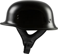 Highway 21 9MM Gloss Black German Beanie Helmet