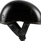 Highway 21.357 Solid Gloss Black Half Helmet