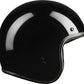Highway 21 Gloss Black .38 Retro Open Face 3/4 Helmet