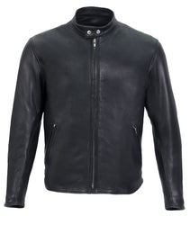 Milwaukee Leather USA MADE MLJKM5006 Men's Black Rumble Premium Leather Motorcycle Jacket