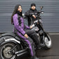 NexGen SH2222 Women's Purple and Black Oxford Water Proof Motorcycle Rain Suit