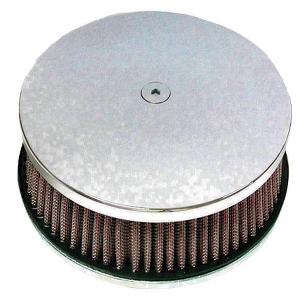 HardDrive Chrome HP Classic Smooth Custom Round Air Cleaner for Harley Davidson