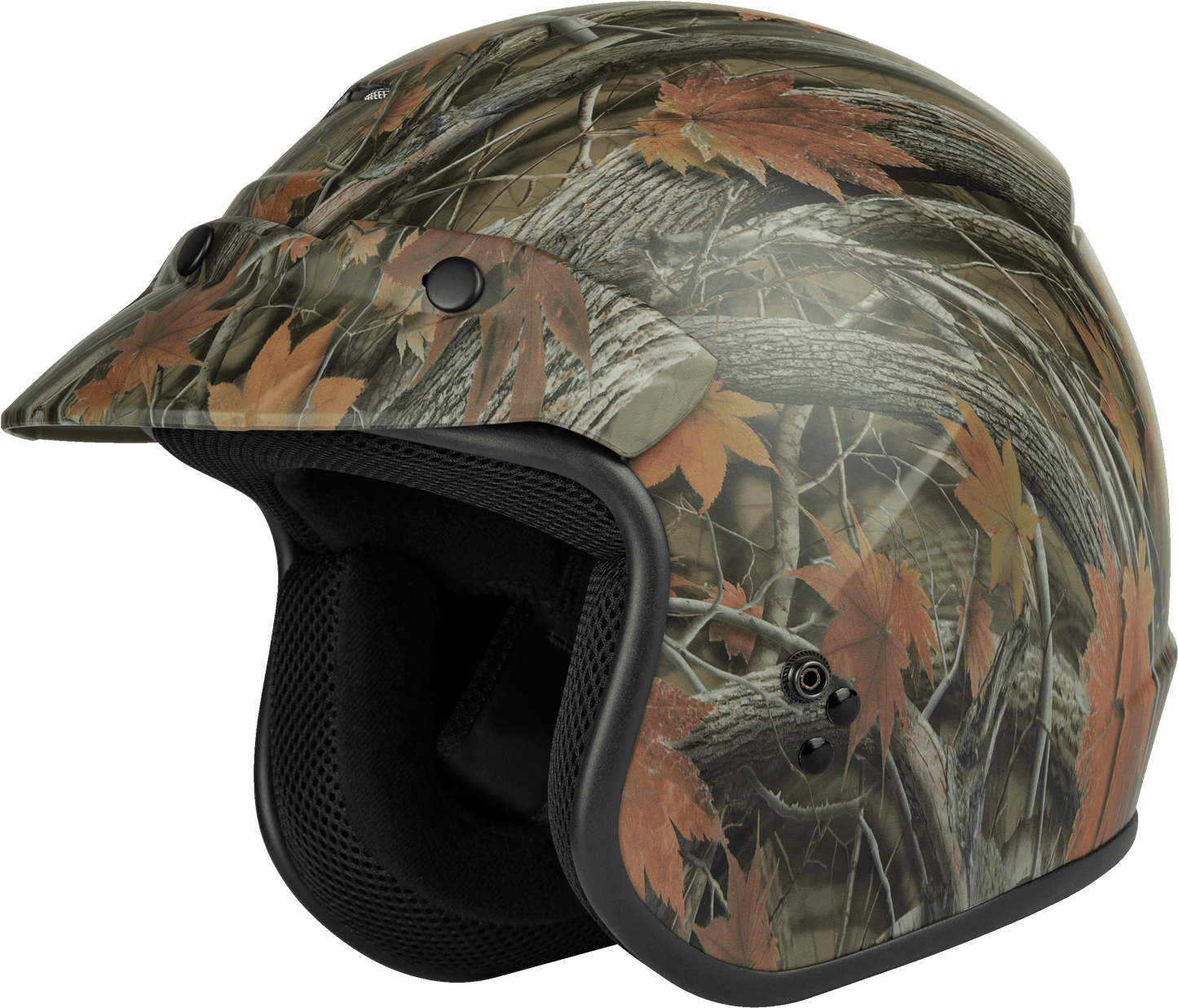 Gmax 72-5367 OF-2 Open-Face Helmet Leaf Camo