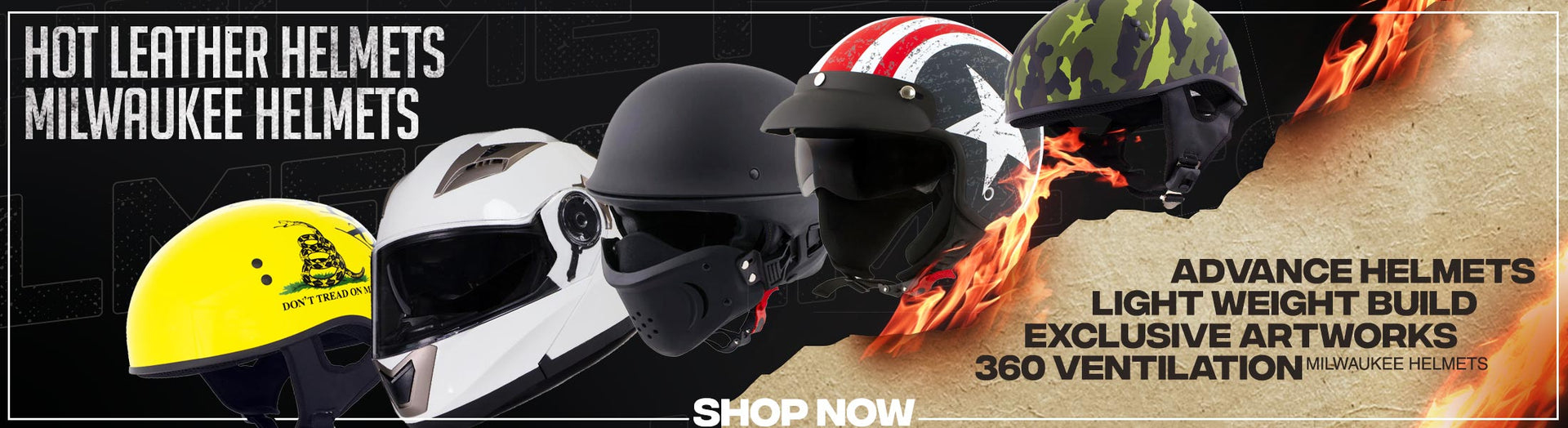 MILWAUKEE HELMETS