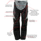 Xelement B4402 Men's Advanced Black and Grey Advanced X-Armored Tri-Tex Fabric Motorcycle Pants