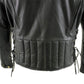 Milwaukee Leather LKM17002 Men's Premium Top Grade Black Leather Motorcycle Riders Jacket w/  Zip-Out Lining