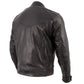Milwaukee Leather LKM7006 Men's Classic Retro Distressed Brown Leather Jacket with CE Armor Protection