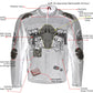 Milwaukee Leather LKM17008 Men's Premium Black Reflective Skulls Cruiser Style Motorcycle Jacket w/ CE Armor