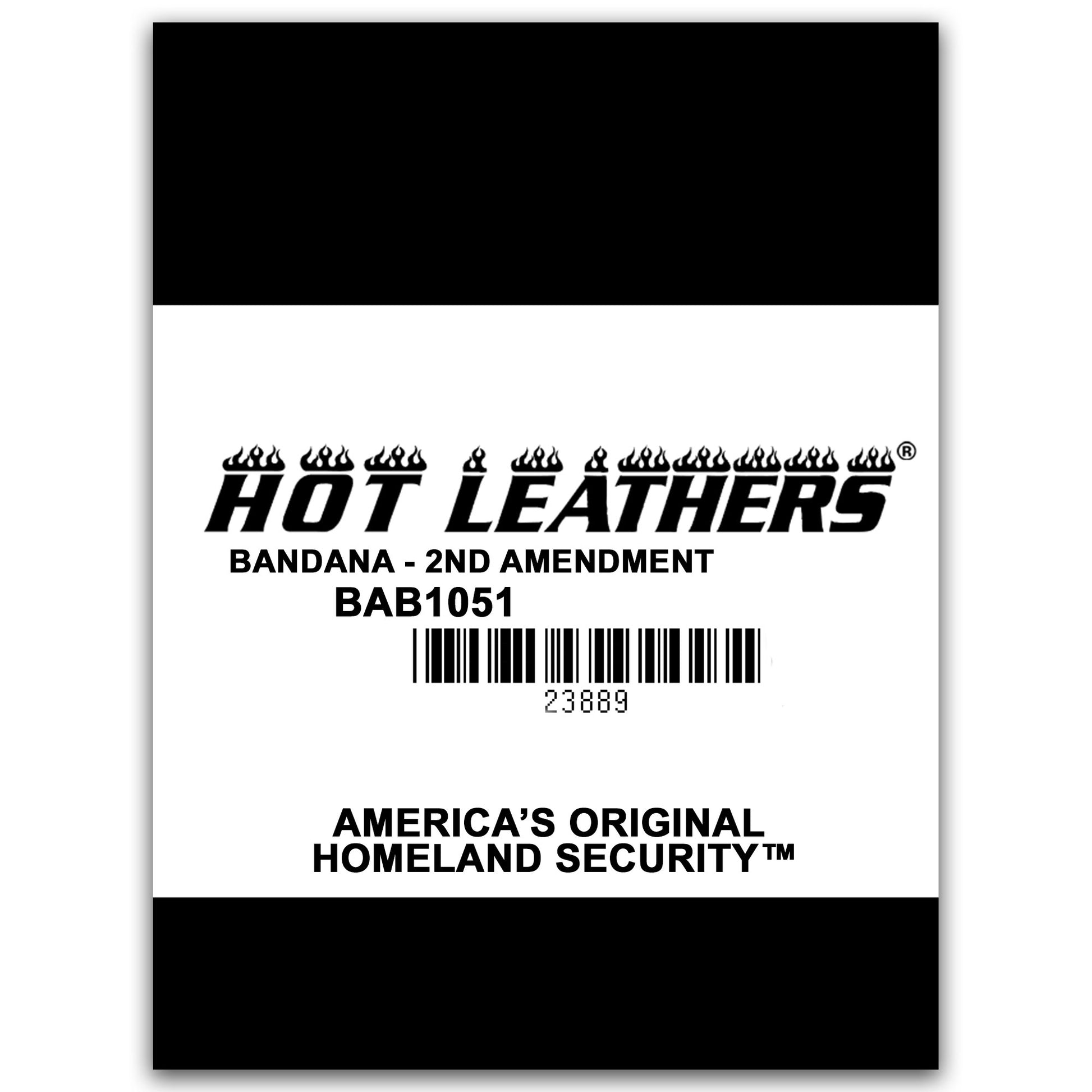Hot Leathers BAB1051 2nd Amendment America's Original Homeland Security Bandana