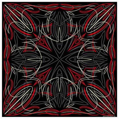Hot Leathers BAB1074 Pinstripe Bandana