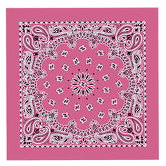 Hot Leathers BAP1007 Classic Hot Pink Paisley Bandana