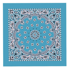 Hot Leathers BAP1012 Classic Turquoise Paisley Bandana