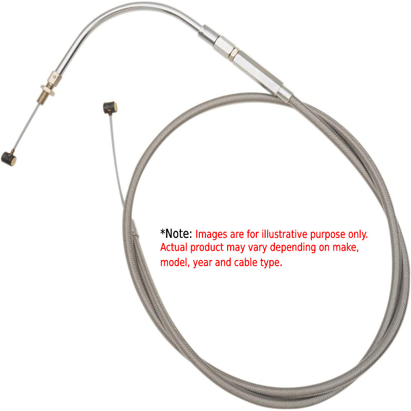 Close Out Barnett 480077 Clear Coat (30 Inch L) Throttle Cable for Harley Davidson 1996-2009