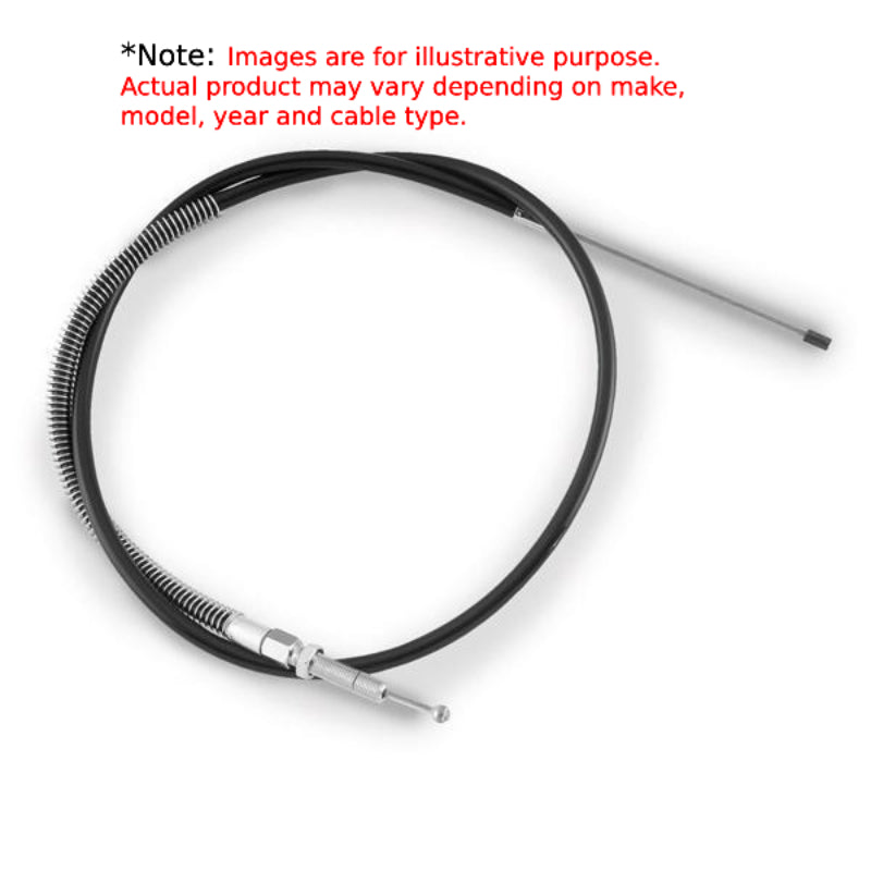Close Out Barnett Vinyl 479861 Single Black Clutch Cable (+8in.) for Harley Davidson 1971-85 XLCH, XLT Models