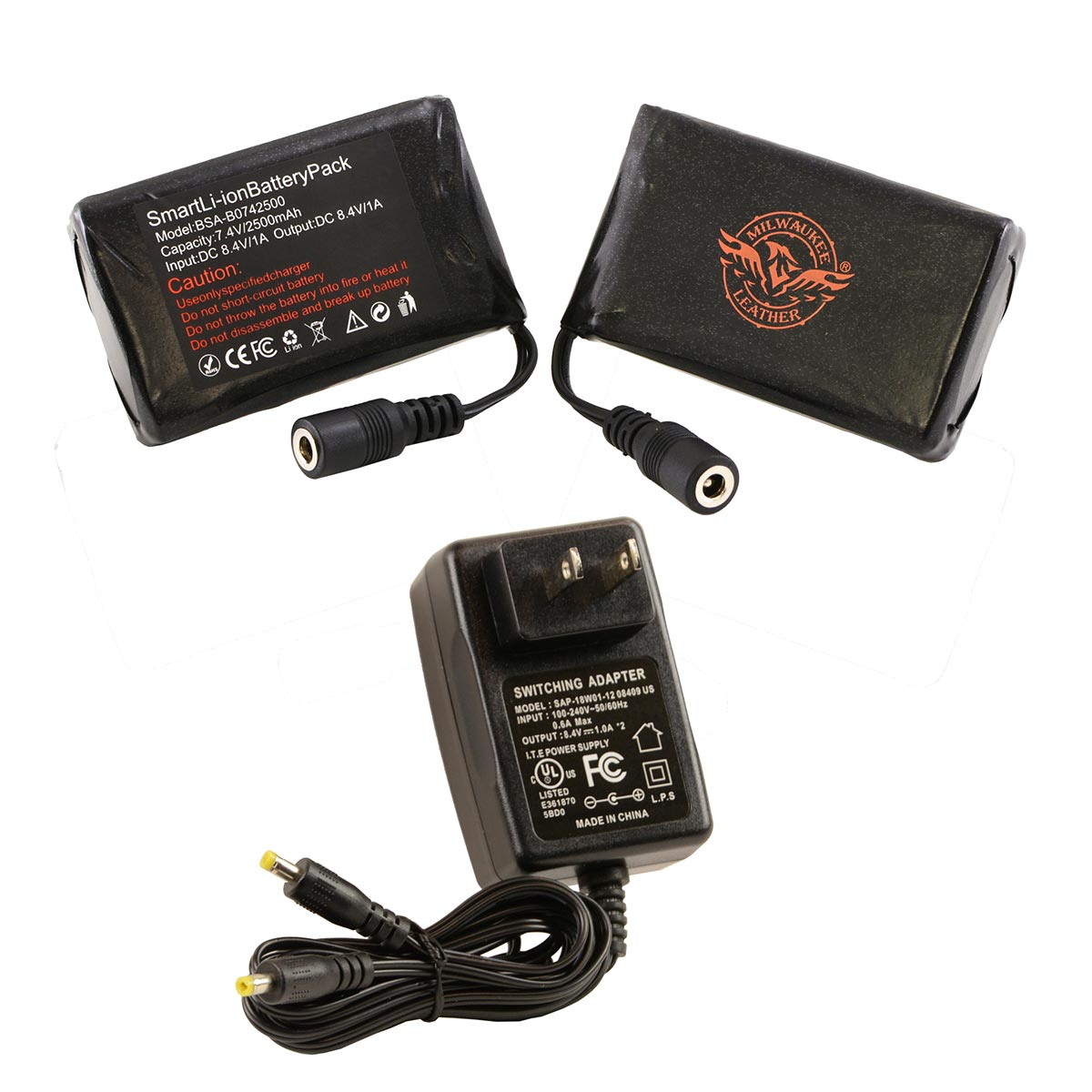 Milwaukee Leather and Nexgen Heat Universal Twin Battery Pack for 'Heated' Gloves