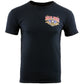 Biker Clothing Co. BCC116005 Men's Black 'Ride Free, Respect Our Vets' Motorcycle Cotton T-Shirt