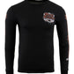Biker Clothing Co. BCC117004 Men's Black 'Work Sucks, Let's Ride ' Long Sleeve T-Shirt