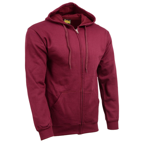 Leather AppliquéZip Up Hooded Sweatshirt Leather Applique Zip Up Hooded Sweatshirt 