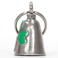 Hot Leathers BEA1125 Green Clover Silver Bell