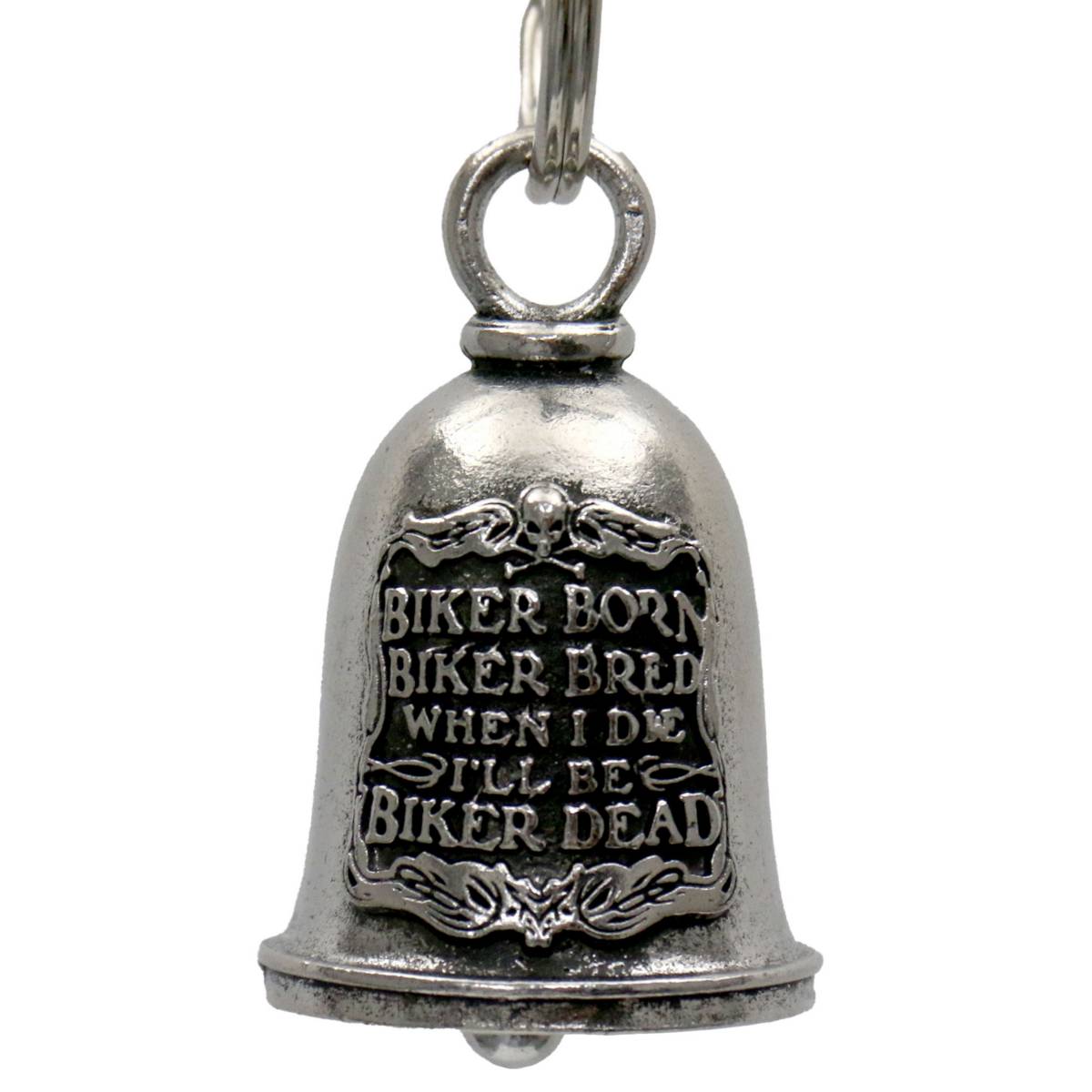Milwaukee Leather MLB9021 'Biker Boobs - Beer Babes' Motorcycle Good Luck Bell | Key Chain Accessory for Bikers