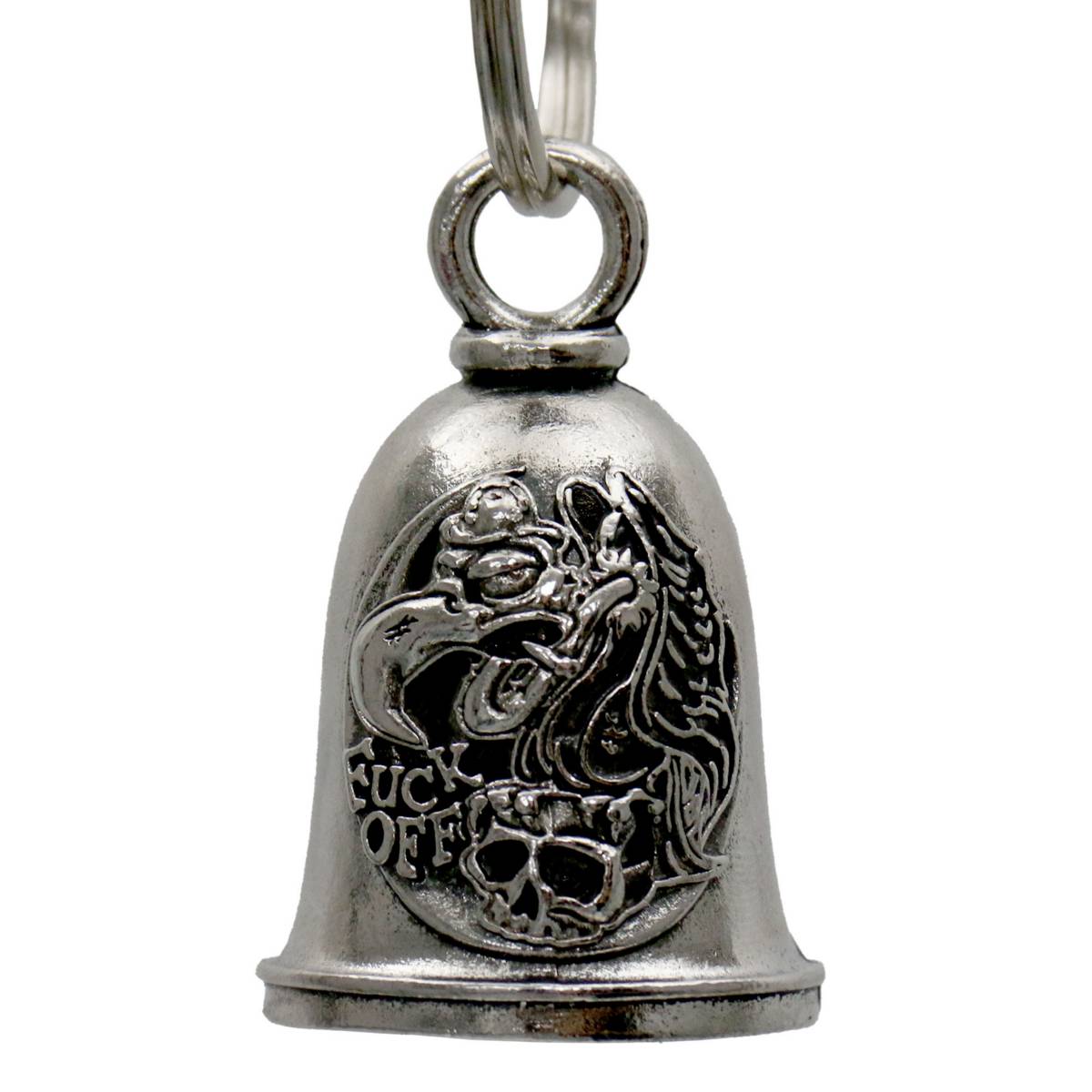 Milwaukee Leather MLB9021 'Biker Boobs - Beer Babes' Motorcycle Good Luck Bell | Key Chain Accessory for Bikers