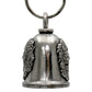 Milwaukee Leather MLB9094 Dragon Motorcycle Good Luck Bell w/ Key Ring-Key Chain Accessory for Bikers