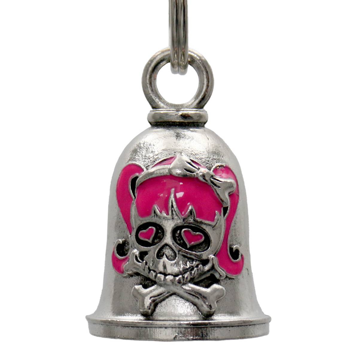 Milwaukee Leather MLB9021 'Biker Boobs - Beer Babes' Motorcycle Good Luck Bell | Key Chain Accessory for Bikers