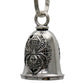 Milwaukee Leather MLB9141 Spider Motorcycle Good Luck Bell w/ Key Ring-Key Chain Accessory for Bikers