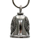 Milwaukee Leather MLB9141 Spider Motorcycle Good Luck Bell w/ Key Ring-Key Chain Accessory for Bikers