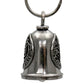 Milwaukee Leather MLB9158 Zodiac Capricorn Motorcycle Good Luck Bell w/ Key Ring-Key Chain Accessory for Bikers