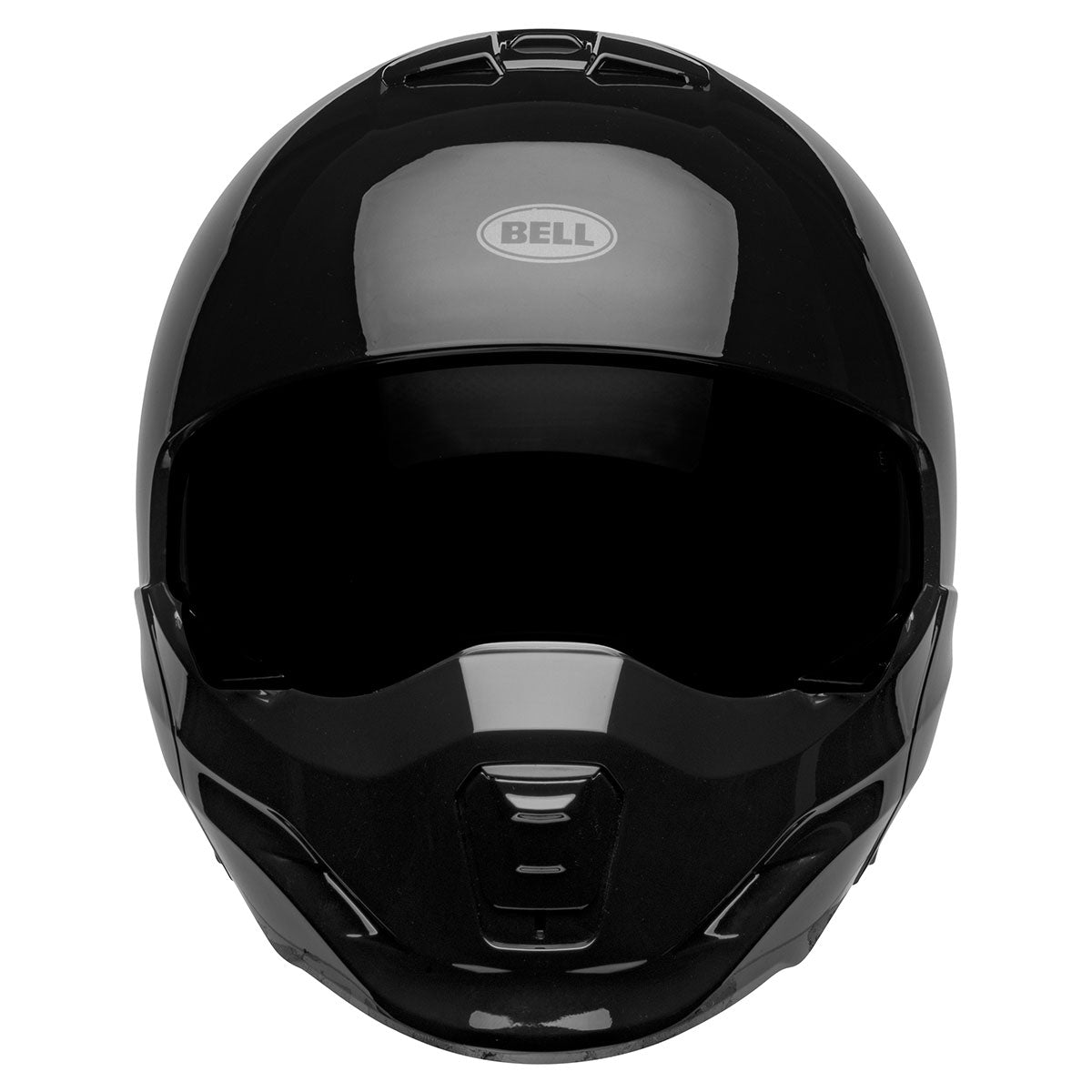 Bell Broozer ‘Full Face. Open Face. In Your Face’ 2 in 1 Motorcycle Gloss Black Helmet