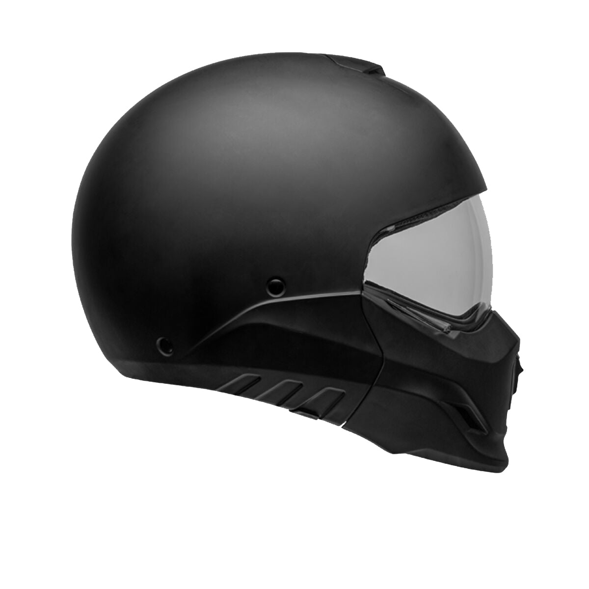 Bell Broozer ‘Full Face. Open Face. In Your Face’ 2 in 1 Motorcycle Matte Black Helmet