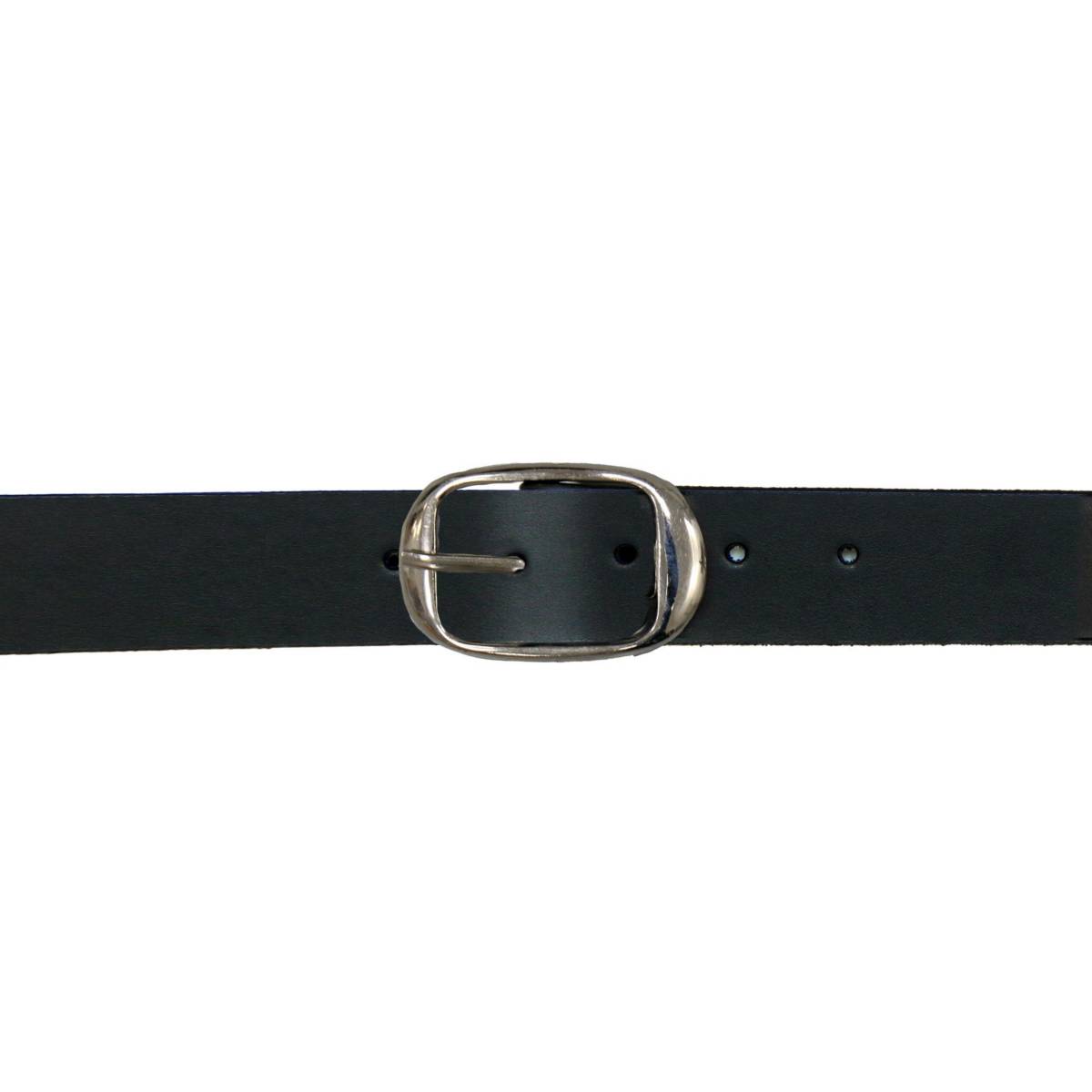 Hot Leathers BLA1132 Men's Don't Thread On Me Black Leather Belt w/ Interchangeable Buckle - 1.5 inches Wide