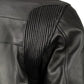 M Boss Motorcycle Apparel BOS11509 Men's Black Armored Leather Cafe Racer Jacket