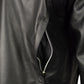 M Boss Motorcycle Apparel BOS11509 Men's Black Armored Leather Cafe Racer Jacket