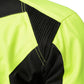 M Boss Motorcycle Apparel BOS11701 Men's High-Vis Green Nylon Motorcycle Racer Riding Jacket with Mesh Panel Black
