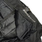 M Boss Motorcycle Apparel BOS11703 Men's Black Nylon and Mesh Motorcycle Racer Riding Jacket with Reflective Piping