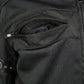 M Boss Motorcycle Apparel BOS11705 Men's Black Mesh and Nylon Motorcycle Racer Jacket with Armor Protection