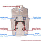 M-Boss Motorcycle Apparel BOS13006 Men’s Classic Blue Denim Biker Vest
