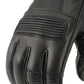 M Boss Motorcycle Apparel BOS37538 Men's 'Flex Knuckles' Black Premium Leather Riding Gloves with Gel Palm