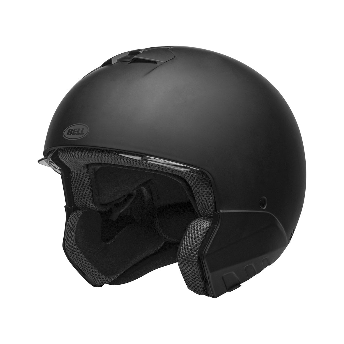 Bell Broozer ‘Full Face. Open Face. In Your Face’ 2 in 1 Motorcycle Matte Black Helmet