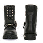 Hot Leathers BTL1001 Ladies 7-inch-Tall Logger Leather Boots with Buckle