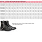 Hot Leathers BTM1006 Men's Black 8-inch Logger Leather Boots with Adjustable Buckle