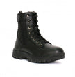 Hot Leathers BTM1012 Men's Black Leather Swat Style Lace Up Boots with Zippers
