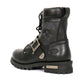 Hot Leathers BTM1017 Men’s Black Grave Rub Skull Tall Logger Motorcycle Boot