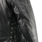 Men’s Premium Buffalo Leather Motorcycle Jacket with CE Certified Armor Protection BZ1512