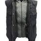 Men’s Denim Rustic and Casual Black Jean Club Style Biker Riding Vest with Removable Hoodie BZ7200