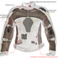 Xelement CF507 Women's 'Guardian' Black and Grey Mesh Jacket with X-Armor Protection