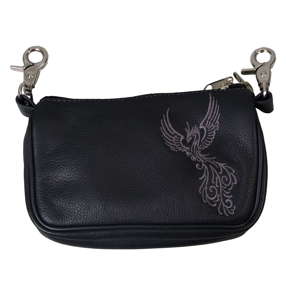 Hot Leathers CPE2003 Embroidered Ladies Clip Pouch-8 x 5 x 1